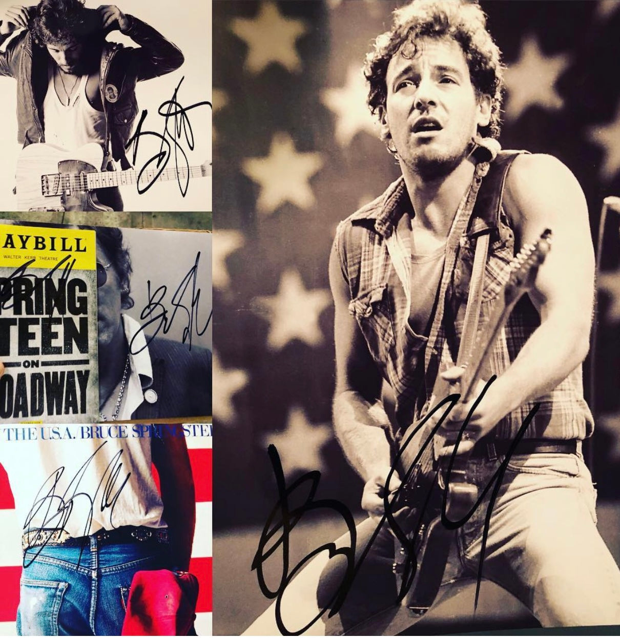 Load video: Getting in person autographs from Bruce Springsteen on Broadway!!! NYC.