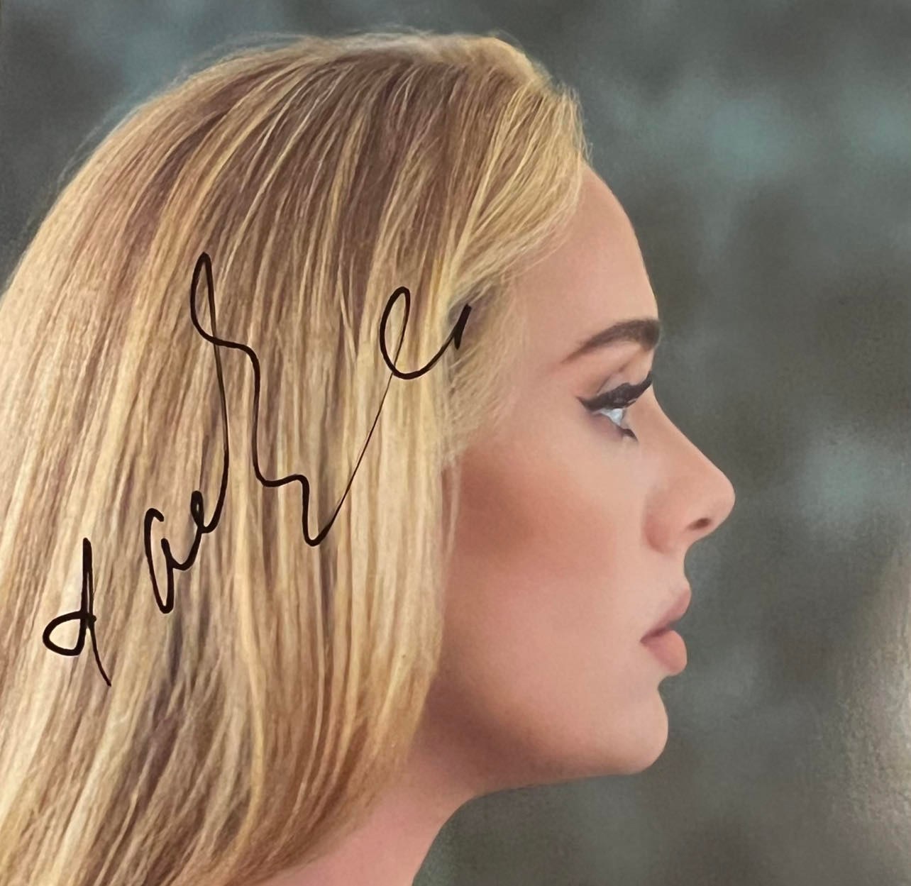 Adele Signed Vinyl LP- Beautiful signed vinyl.